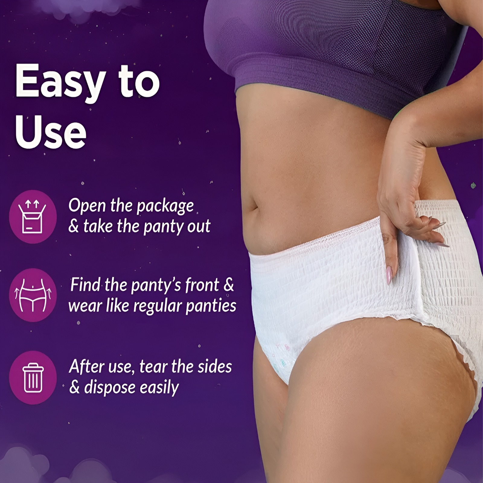 Blisswings Flow Free Womens Period Premium Pants